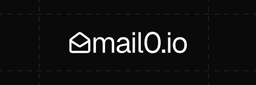 Vendored Zero Mail0 webmail wordmark inside OpenShip Mail